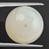 NATURAL CHALCEDONY PLAIN OLIVE (HALF DRILL) 18X15MM 28.52 Cts.