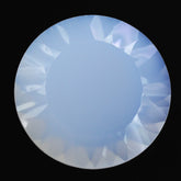 NATURAL CHALCEDONY CONCAVE ROUND FLAT COIN (DES#142) 15MM 5.90 Cts.