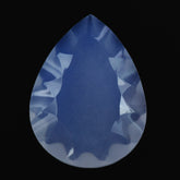 NATURAL CHALCEDONY CONCAVE PEAR (DES#145) 16X12MM 4.50 Cts.