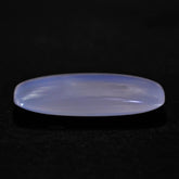 NATURAL CHALCEDONY PLAIN LENTIL CUSHION 20X12MM 10.52 Cts.