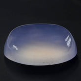 NATURAL CHALCEDONY PLAIN OVAL CAB 18X13MM 13.25 Cts.