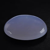 NATURAL CHALCEDONY PLAIN OVAL CAB 18X16MM 12.08 Cts.