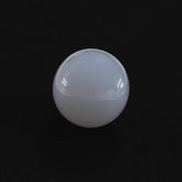 NATURAL BLUE CHALCEDONY PLAIN EGG SHAPE (HALF DRILL) 16X13MM 19.98 Cts.