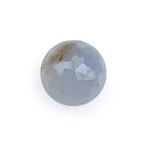 CHALCEDONY PARIABA (BLUE GREEN)(OPAQUE) LOTUS ROUND CAB 8.00X8.00 MM 1.83 CTS