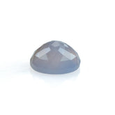 CHALCEDONY PARIABA (BLUE GREEN)(OPAQUE) LOTUS ROUND CAB 8.00X8.00 MM 1.83 CTS