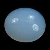 NATURAL CHALCEDONY OVAL CAB 13X11MM 6.46 Cts.