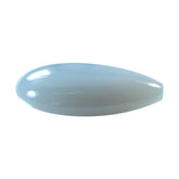NATURAL CHALCEDONY LENTIL PEAR (HALF DRILL) 23X15MM 16.30 Cts.