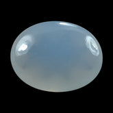 NATURAL CHALCEDONY BUFFTOP OVAL 8X6MM 1.09 Cts.