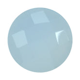 NATURAL CHALCEDONY CHECKER ROUND CAB 10.50MM 2.80 Cts.