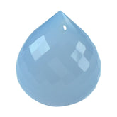 NATURAL CHALCEDONY FACETED DROPS (FULL DRILL) 18X16MM 27.90 Cts.