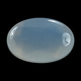 NATURAL CHALCEDONY BUFF TOP OVAL 6X4 MM 0.42 Cts.