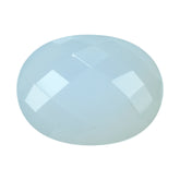 NATURAL CHALCEDONY BRIOLETTE OVAL 14X11MM 5.90 Cts.
