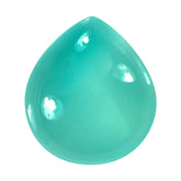 DYED PERU CHALCEDONY PEAR CAB 18X16 MM 11.70 Cts.