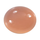 DYED PINK CHALCEDONY OVAL CAB 12X10MM 5.13 Cts.