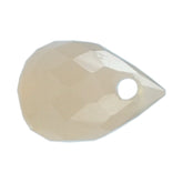 DYED PINK CHALCEDONY FACETED DROPS (FULL DRILL) 7X5MM 1.02 Cts.