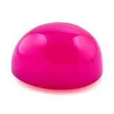 DYED RED FUCHSIA CHALCEDONY IRREGULAR PEAR CAB 16X12MM 14.54 Cts.