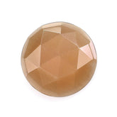 CHOCOLATE MOONSTONE ROSE CUT ROUND CAB (MEDIUM) 12.00MM 3.76 Cts.