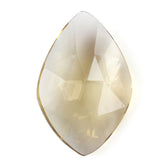 CHAMPAGNE QUARTZ ROSE CUT BRIOLETTE IRREGULAR ONION SHAPE 14X9MM 2.42 Cts.