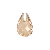 CHAMPAGNE QUARTZ FACETED DROPS (HALF DRILL-0.80MM) 7X5MM 1.47 Cts.