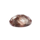 CHAMPAGNE SUNSTONE CHECKER OVAL CAB 10X8MM 2.22 Cts.