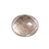 CHAMPAGNE SUNSTONE CHECKER OVAL CAB 11X9MM 2.95 Cts.
