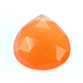 CARNELIAN ROSE CUT BRIOLETTE PEAR (TABEEZ) (FULL DRILL) 10MM 3.08 Cts.