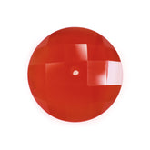 CARNELIAN CHECKER BRIOLETTE ROUND (FULL DRILL) 11MM 3.82 Cts.