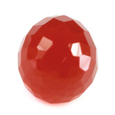 CARNELIAN FACETED DROPS (HALF DRILL 0.70MM) 14X7MM 4.40 Cts.