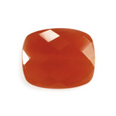 CARNELIAN CHECKER BRIOLETTE CUSHION (FULL DRILL) 12X10MM 5.20 Cts.