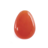 CARNELIAN PLAIN EGGS (HALF DRILL) 9X6.50MM 2.79 Cts.