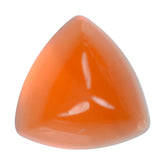 CARNELIAN SUGARLOAF TRILLION CAB (FLAT BOTTOM) 5MM (TH. 3.25-3.65MM) 0.55 Cts.