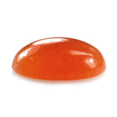 ORANGE CARNELIAN PLAIN OVAL CAB 15.90X11.90MM 7.18 Cts.