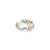 COPPER RUTILE QUARTZ CUT OVAL 6X4MM 0.41 Cts.