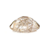COPPER RUTILE QUARTZ CUT OVAL 12X10MM 4.20 Cts.