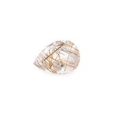 COPPER RUTILE QUARTZ CUT PEAR 7X5MM 0.63 Cts.