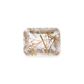 COPPER RUTILE QUARTZ CUT OCTAGON 8X6MM 1.18 Cts.