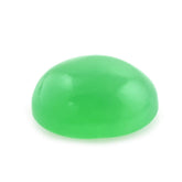 NATURAL CHRYSOPRASE OVAL CAB 10X8MM 2.57 Cts.