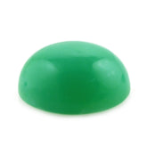 NATURAL CHRYSOPRASE OVAL CAB 12X10MM 4.51 Cts.