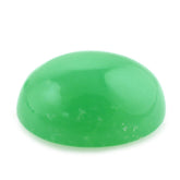 NATURAL CHRYSOPRASE OVAL CAB 12X10MM 4.79 Cts.