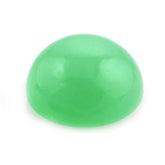 NATURAL CHRYSOPRASE ROUND CAB 10MM 3.86 Cts.