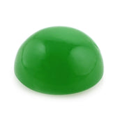 NATURAL CHRYSOPRASE ROUND CAB 10MM 3.95 Cts.