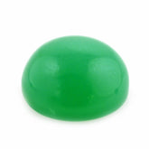 NATURAL CHRYSOPRASE ROUND CAB 12MM 6.88 Cts.