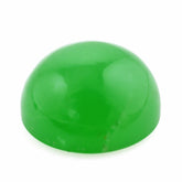 NATURAL CHRYSOPRASE ROUND CAB 12MM 6.56 Cts.