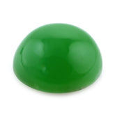 NATURAL CHRYSOPRASE ROUND CAB 12MM 6.45 Cts.