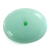 MINT CHRYSOPRASE PLAIN OLIVE SHAPE (HALF DRILL) 14.80X11.90MM 11.23 Cts.