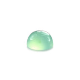 CHRYSOPRASE PLAIN ROUND CAB (A/CLEAN) (SEMI-MILKY) 5X5MM 0.56 Cts.
