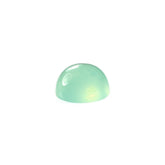 CHRYSOPRASE PLAIN ROUND CAB (A/SEMI-MILKY) (CLEAN) 5X5MM 0.56 Cts.