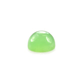 CHRYSOPRASE PLAIN ROUND CAB (A/SEMI-MILKY) (CLEAN) 5X5MM 0.56 Cts.