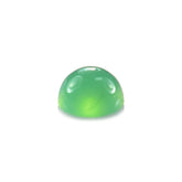 CHRYSOPRASE PLAIN ROUND CAB (AA/CLEAN) (OPAQUE) 5X5MM 0.57 Cts.