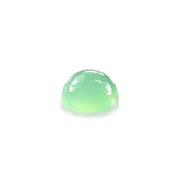 CHRYSOPRASE PLAIN ROUND CAB (AA/SEMI-MILKY/CLEAN) 4.50X4.50MM 0.41 Cts.